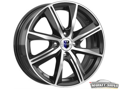 K&K Арнар 6 x 15 4*100 Et:50 Dia:60.1 алмаз чёрный