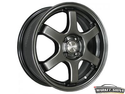 Скад Киото 6 x 15 4*100 Et:38 Dia:67.1 Антрацит-алмаз