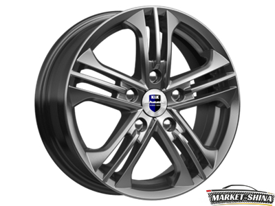 K&K Trinity (КС615) 6 x 15 5*114.3 Et:45 Dia:67.1 Алмаз черный