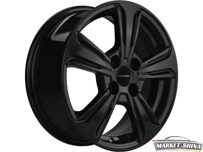 Khomen KHW1502 (Nexia) 6 x 15 4*100 Et:45 Dia:56.6 Black