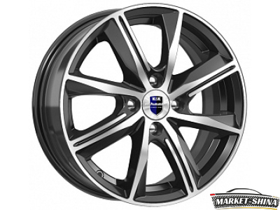 K&K Арнар (КС890) 6 x 15 4*100 Et:40 Dia:67.1 Дарк платинум