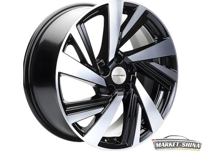 Khomen KHW1801 (Chery Tiggo) 7.5 x 18 5*108 Et:40 Dia:60.1 Black-FP