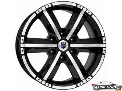 K&K Окинава (КС469) 8 x 18 6*139.7 Et:38 Dia:67.1 Алмаз черный