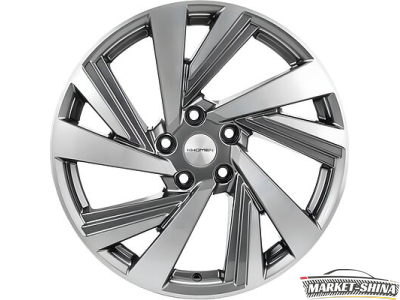Khomen Wheels KHW1801 (Teana/X-trail) 7.5 x 18 5*114.3 Et:45 Dia:66.1 Gray-FP