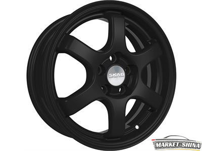 Скад Киото 6 x 15 4*98 Et:38 Dia:58.6 Черный матовый