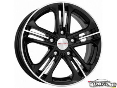 K&K Trinity-оригинал (КС615) 6 x 15 5*100 Et:38 Dia:57.1 Алмаз черный