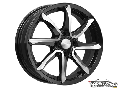 Скад Осака 6 x 15 4*100 Et:48 Dia:54.1 Алмаз