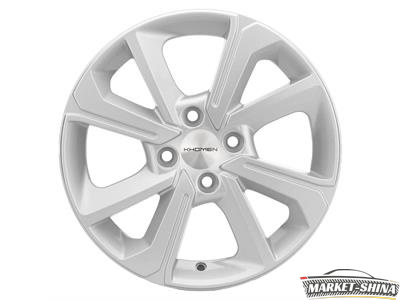 Khomen KHW1501 (XRay) 6 x 15 4*100 Et:37 Dia:60.1 F-Silver