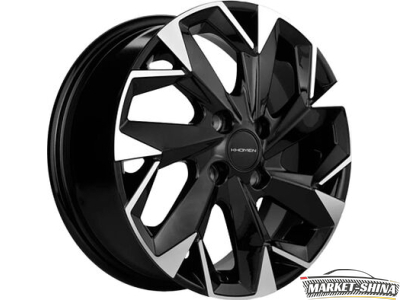 Khomen KHW1508 (Lada Granta) 6 x 15 4*98 Et:35 Dia:58.6 Black-FP