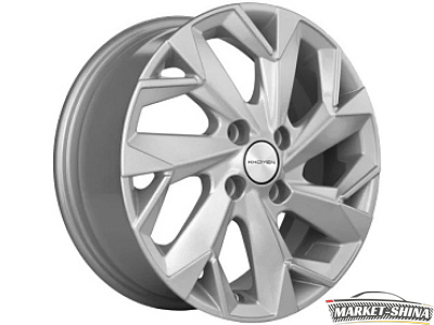 Khomen KHW1508 (Vesta) 6 x 15 4*100 Et:50 Dia:60.1 F-Silver