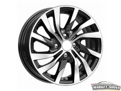 K&K КС882-оригинал 6 x 15 4*100 Et:40 Dia:60.1 Алмаз черный