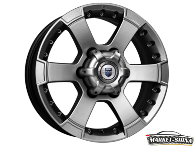 K&K М56 7 x 16 6*139.7 Et:38 Dia:100.1 Алмаз черный